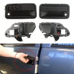 4Pcs Front Left Right Door Handle Interior Exterior Replacement for Chevrolet C1500 C2500 C3500 K1500 K2500 Tahoe 1995-1999