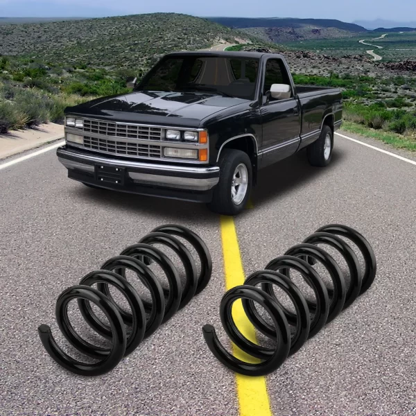 3" Front Lowering Coil Springs Drop For Chevrolet GMC C1500 Suburban 1992-1998