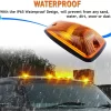 Winetis 5Pcs LED Cab Marker Roof Light with Amber T10 LED Bulbs for Chevy GMC C1500 C2500 C3500 K1500 K2500 K3500 Pickup Trucks - Image 5