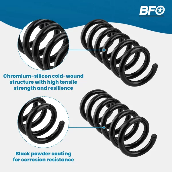 3" Front Lowering Coil Springs Drop For Chevrolet GMC C1500 Suburban 1992-1998 - Image 4
