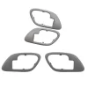 Interior Inside Inner Gray Door Handle Trim Bezels Replacements 15708080 for Chevrolet C1500 Suburban C2500 C3500 - Image 2