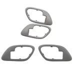 Interior Inside Inner Gray Door Handle Trim Bezels Replacements 15708080 for Chevrolet C1500 Suburban C2500 C3500 - Image 2