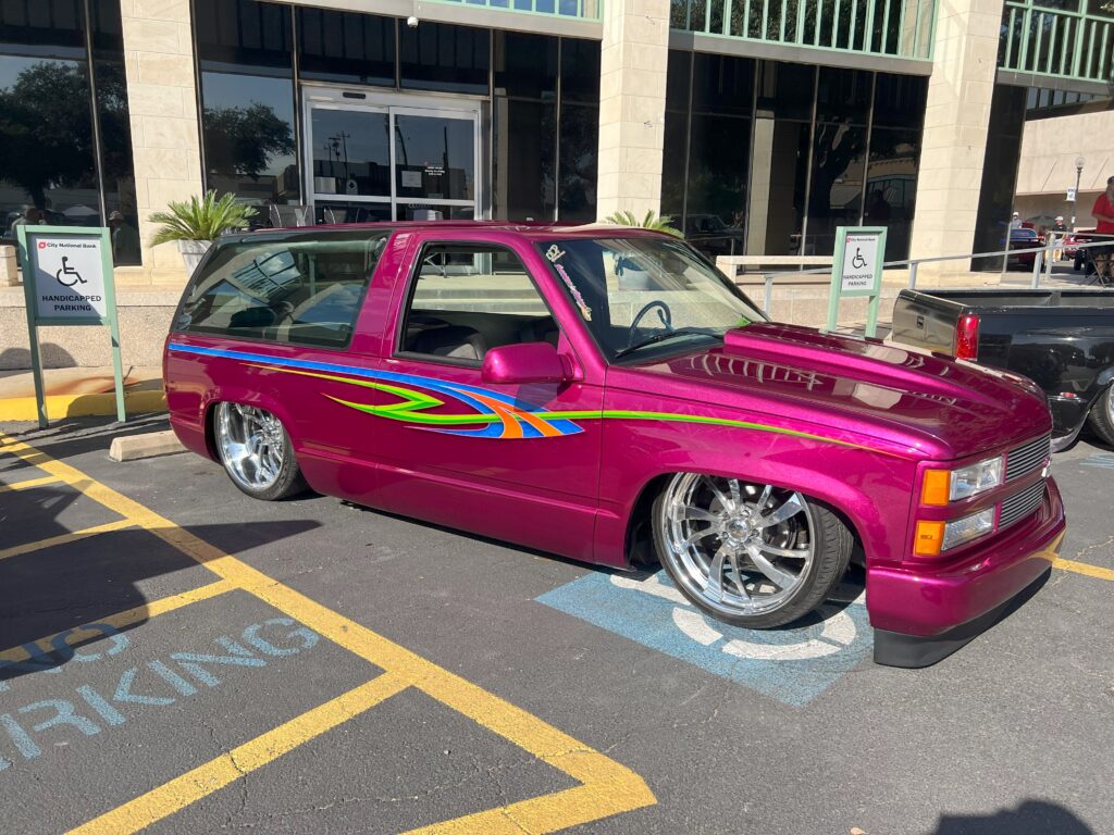 OBS Trucks at The Taylor Texas Car & Truck Show.